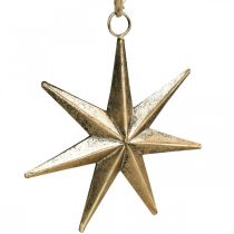 Produkt Świąteczna dekoracja gwiazda wisiorek złoty antyczny wygląd W19,5cm