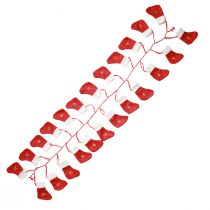 Produkt Kalendarz adwentowy do napełniania butów filcowych czerwono-białych 155cm