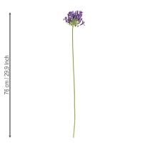Produkt Agapant kwiaty sztuczne fioletowe lilie dekoracyjne 75cm 2szt