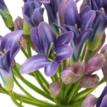 Produkt Agapant Lilia Afrykańska Sztuczne Kwiaty Fioletowe L75cm 2szt