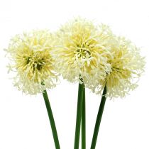 Allium ozdobne sztuczne białe 51cm 4szt.