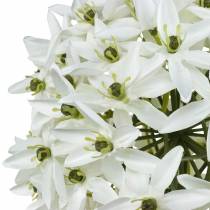 Produkt Kwiat Dekoracyjny Allium, Sztuczny Por Kulisty, Ozdobny Biały Ø20cm L72cm