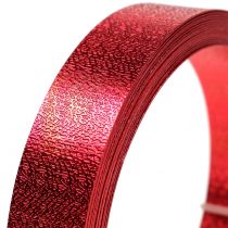Taśma aluminiowa płaska drut czerwony 20mm 5m