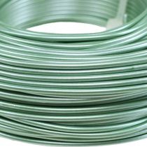 Drut aluminiowy Ø2mm Zielony Mat 500g 60m