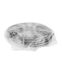 Produkt Drut aluminiowy 3mm 1kg srebrny - Elastyczny drut rzemieślniczy do florystyki, modelarstwa i dekoracji.