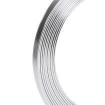 Produkt Drut płaski aluminiowy srebrny 5mm x 1mm 2,5m