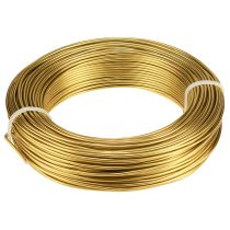 Produkt Drut aluminiowy 2mm drut rzemieślniczy drut dekoracyjny złoty 60m 500g
