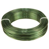 Produkt Drut aluminiowy zielony Ø2mm drut rzemieślniczy ciemnozielony 500g 60m