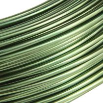 Produkt Drut aluminiowy zielony Ø2mm drut rzemieślniczy ciemnozielony 500g 60m