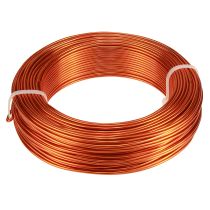 Produkt Drut aluminiowy pomarańczowy Ø2mm drut rzemieślniczy aluminiowy 500g 60m