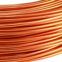 Produkt Drut aluminiowy pomarańczowy Ø2mm drut rzemieślniczy aluminiowy 500g 60m