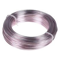 Produkt Drut aluminiowy Ø2mm różowy drut dekoracyjny okrągły 480g
