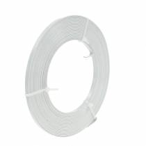 Płaski drut aluminiowy 5mm 10m Biały drut do frezowania