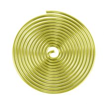 Aluminiowy ślimak metalowy ślimak złoty 2mm 120cm 2szt