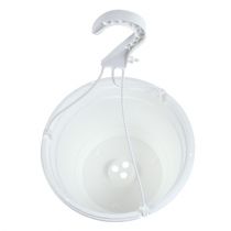Produkt Kosz wiszący na kwiaty 25cm biały