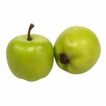 Produkt Dekoracyjne mini jabłka zielone żółte sztuczne W4,3cm Ø3,6cm 24 szt