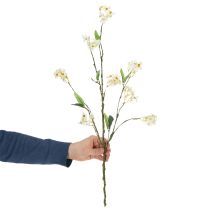 Produkt Gałązka kwiatu jabłoni, sztuczna gałązka kwiatowa, biała, 65 cm, 1 sztuka