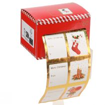 Produkt Naklejki świąteczne, naklejki prezentowe, etykiety, 5,5 cm, 60 sztuk