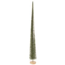 Produkt Sztuczna choinka na drewnianej podstawie do ozdób świątecznych, 80 cm