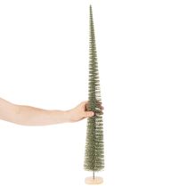 Produkt Sztuczna choinka na drewnianej podstawie do ozdób świątecznych, 80 cm