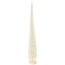 Produkt Choinka dekoracyjna na drewnianej podstawie do dekoracji zimowych, 40cm, 3 sztuki