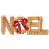 Produkt Napis „Noel” z kokardą, dekoracja świąteczna, 18 cm