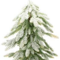 Produkt Sztuczna jodła z dekoracją śnieżną, zimowa i świąteczna, 95 cm