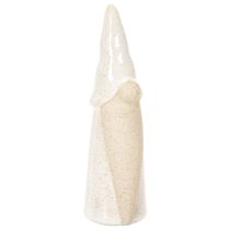 Produkt Dekoracyjna figurka krasnala, lekka ceramika, styl skandynawski, 18 cm, 3 sztuki