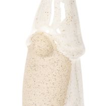 Produkt Dekoracyjna figurka krasnala, lekka ceramika, styl skandynawski, 18 cm, 3 sztuki