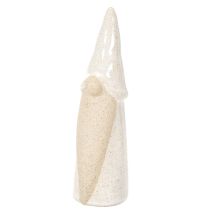 Produkt Dekoracyjna figurka krasnala, lekka ceramika, styl skandynawski, 18 cm, 3 sztuki