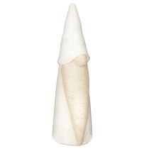 Produkt Dekoracyjna figurka krasnala do postawienia, dekoracja świąteczna, ceramiczna, 22 cm