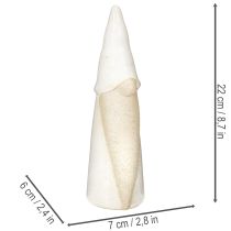 Produkt Dekoracyjna figurka krasnala do postawienia, dekoracja świąteczna, ceramiczna, 22 cm