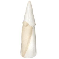 Produkt Dekoracyjna figurka krasnala do postawienia, dekoracja świąteczna, ceramiczna, 22 cm