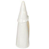 Produkt Dekoracyjna figurka krasnala do postawienia, dekoracja świąteczna, ceramiczna, 22 cm