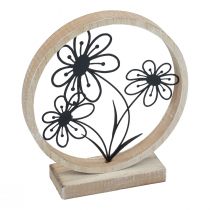 Produkt Metalowe kwiaty dekoracja stołu drewniana metalowa dekoracja sprężynowa W19cm