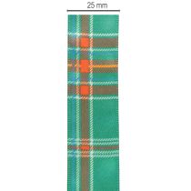 Produkt Wstążka prezentowa, wzór w kratkę, szkocka krata, 25 mm, 20 m