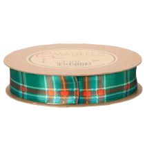 Produkt Wstążka prezentowa, wzór w kratkę, szkocka krata, 25 mm, 20 m