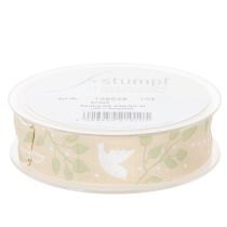 Produkt Wstążka do bierzmowania, komunii i chrztu - beżowa, szerokość 25 mm, długość 20 m