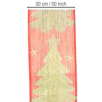 Produkt Wstążka prezentowa choinka z gwiazdkami 40mm 15m