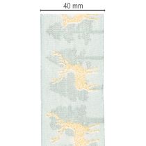 Produkt Wstążka prezentowa z reniferem i choinkami, 40 mm x 18 m