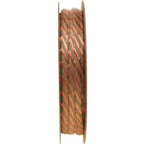 Sznurek, wstążka ozdobna, sznurek jubilerski Miedź-kolor naturalny dł.20m Ø4cm