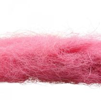 Produkt Materiał do rękodzieła, trawa sizalowa, materiał naturalny różowy 300g
