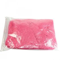 Materiał do rękodzieła, trawa sizalowa, materiał naturalny różowy 300g