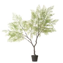 Produkt Sztuczne drzewko z delikatnymi liśćmi, 120 cm
