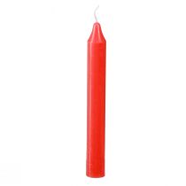 Produkt Świece drzewne świece w sztyfcie Ø13mm świece czerwone 10,5cm 44szt