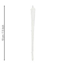 Produkt Ozdoba choinkowa sopel szklany do zawieszenia 19cm 3 sztuki