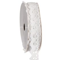 Produkt Dekoracyjna koronkowa wstążka, cienka bawełniana taśma do rękodzieła, szerokość 15 mm, długość 10 m