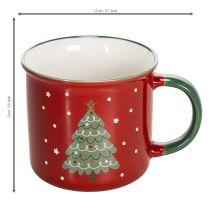 Produkt Kubek świąteczny z motywem choinki, 9cm