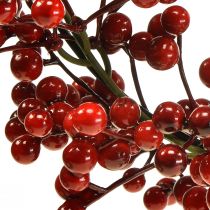 Produkt Wieniec Jagodowy Czerwone Sztuczne Rośliny Czerwone Świąteczne Ø35cm