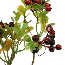 Produkt Sztuczna gałązka jagodowa karłowata meduza czerwona 50cm 2szt.